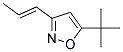 Isoxazole, 5-(1,1-dimethylethyl)-3-(1-propenyl)-, (e)-(9ci)Structure,141853-78-3Structure Isoxazole, 5-(1,1-dimethylethyl)-3-(1-propenyl)-, (e)-(9ci) Structure,141853-78-3Structure