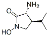 反式-(9ci)-3-氨基-1-羥基-4-(1-甲基乙基)-2-吡咯烷酮結構式_142229-26-3結構式