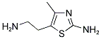 5-(2-Aminoethyl)-4-methylthiazol-2-amineStructure,142437-67-0Structure 5-(2-Aminoethyl)-4-methylthiazol-2-amine Structure,142437-67-0Structure