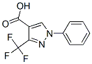 1H-Pyrazole-4-carboxylic acid, 1-phenyl-3-(trifluoromethyl)-Structure,142818-01-7Structure 1H-Pyrazole-4-carboxylic acid, 1-phenyl-3-(trifluoromethyl)- Structure,142818-01-7Structure