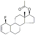 1-氟-5alpha-雄甾-2-烯-17beta-醇乙酸酯結構式_14291-95-3結構式