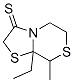 8a-乙基四氫-8-甲基-噻唑并[2,3-c][1,4]噻嗪-3(2H)-硫酮結(jié)構(gòu)式_1430-26-8結(jié)構(gòu)式