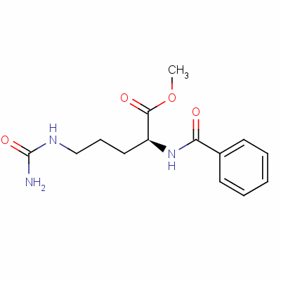 N5-(aminocarbonyl)-n2-benzoyl-l-ornithine methyl esterStructure,14325-36-1Structure N5-(aminocarbonyl)-n2-benzoyl-l-ornithine methyl ester Structure,14325-36-1Structure