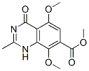 7-Quinazolinecarboxylic acid, 1,4-dihydro-5,8-dimethoxy-2-methyl-4-oxo-, methyl ester (9ci)Structure,143430-43-7Structure 7-Quinazolinecarboxylic acid, 1,4-dihydro-5,8-dimethoxy-2-methyl-4-oxo-, methyl ester (9ci) Structure,143430-43-7Structure