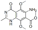 7-Quinazolinecarboxylic acid, 6-amino-1,4-dihydro-5,8-dimethoxy-2-methyl-4-oxo-, methyl ester (9ci)Structure,143430-45-9Structure 7-Quinazolinecarboxylic acid, 6-amino-1,4-dihydro-5,8-dimethoxy-2-methyl-4-oxo-, methyl ester (9ci) Structure,143430-45-9Structure