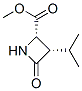 2-Azetidinecarboxylicacid,3-(1-methylethyl)-4-oxo-,methylester,cis-(9ci)Structure,144452-35-7Structure 2-Azetidinecarboxylicacid,3-(1-methylethyl)-4-oxo-,methylester,cis-(9ci) Structure,144452-35-7Structure