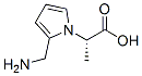 1H-pyrrole-1-aceticacid,2-(aminomethyl)-alpha-methyl-,(s)-(9ci)Structure,145041-25-4Structure 1H-pyrrole-1-aceticacid,2-(aminomethyl)-alpha-methyl-,(s)-(9ci) Structure,145041-25-4Structure