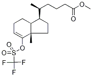 2,3,3A,6,7,7a-hexahydro-5’,7a-dimethyl-4-hydroxy-indene-(1r)-1’-pentanoic acid methyl ester 4-o-trifluoromethanesulfonateStructure,145372-34-5Structure 2,3,3A,6,7,7a-hexahydro-5’,7a-dimethyl-4-hydroxy-indene-(1r)-1’-pentanoic acid methyl ester 4-o-trifluoromethanesulfonate Structure,145372-34-5Structure