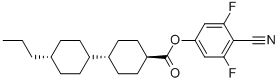 反式,反式- 4-氰基-3,5-二氟-苯基 4-丙基雙環(huán)己基-4-羧酸結(jié)構(gòu)式_145804-13-3結(jié)構(gòu)式