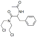 Benzenepropanamide, a-(acetylamino)-n,n-bis(2-chloroethyl)-Structure,1462-82-4Structure Benzenepropanamide, a-(acetylamino)-n,n-bis(2-chloroethyl)- Structure,1462-82-4Structure