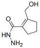 1-Cyclopentene-1-carboxylic acid, 2-(hydroxymethyl)-, hydrazideStructure,14668-65-6Structure 1-Cyclopentene-1-carboxylic acid, 2-(hydroxymethyl)-, hydrazide Structure,14668-65-6Structure