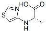 Dl-4-噻唑丙氨酸結(jié)構(gòu)式_14717-97-6結(jié)構(gòu)式