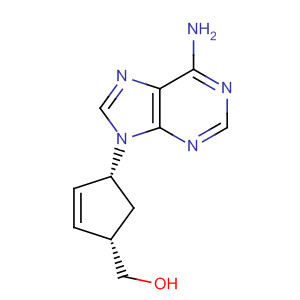 ((1S,4r)-4-(6-amino-9h-purin-9-yl)cyclopent-2-enyl)methanolStructure,147332-45-4Structure ((1S,4r)-4-(6-amino-9h-purin-9-yl)cyclopent-2-enyl)methanol Structure,147332-45-4Structure