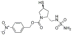 (2R,4S)-4-硝基4-疏基-2-((磺?；被?甲基)吡咯烷-1-羧酸芐酯結(jié)構(gòu)式_148017-03-2結(jié)構(gòu)式
