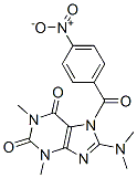 1H-purine-2,6-dione, 8-(dimethylamino)-3,7-dihydro-1,3-dimethyl-7-(4-nitrobenzoyl)-Structure,148122-88-7Structure 1H-purine-2,6-dione, 8-(dimethylamino)-3,7-dihydro-1,3-dimethyl-7-(4-nitrobenzoyl)- Structure,148122-88-7Structure