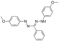 1,5-Bis(4-methoxyphenyl)-3-phenylformazanStructure,14936-32-4Structure 1,5-Bis(4-methoxyphenyl)-3-phenylformazan Structure,14936-32-4Structure