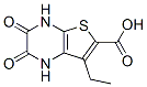 7-乙基-1,2,3,4-四氫-2,3-二氧代-噻吩并[2,3-b]吡嗪-6-羧酸結(jié)構(gòu)式_149587-50-8結(jié)構(gòu)式