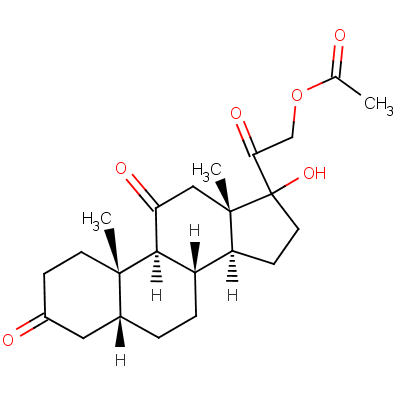 17-Alpha,21-dihydroxy-5-beta-pregnane-3,11,20-trione 21-acetateStructure,1499-59-8Structure 17-Alpha,21-dihydroxy-5-beta-pregnane-3,11,20-trione 21-acetate Structure,1499-59-8Structure
