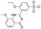 (9ci)-3-(1,4-二氫-8-甲氧基-4-氧代-2-喹唑啉yl)-4-乙氧基-苯磺酰氯結(jié)構(gòu)式_150479-72-4結(jié)構(gòu)式