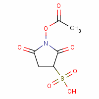 1-Acetyloxy-2,5-dioxopyrrolidine-3-sulfonic acidStructure,152305-87-8Structure 1-Acetyloxy-2,5-dioxopyrrolidine-3-sulfonic acid Structure,152305-87-8Structure