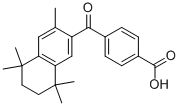 Benzoic acid, 4-[(5,6,7,8-tetrahydro-3,5,5,8,8-pentamethyl-2-naphthalenyl)carbonyl]- Structure,153559-46-7Structure