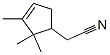 2-(2,2,3-Trimethyl-1-cyclopent-3-enyl)acetonitrileStructure,15373-31-6Structure 2-(2,2,3-Trimethyl-1-cyclopent-3-enyl)acetonitrile Structure,15373-31-6Structure
