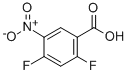 Benzoic acid, 2,4-difluoro-5-nitro- Structure,153775-33-8Structure