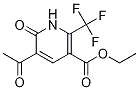 5-乙?；?6-氧代-2-(三氟甲基)-1,6-二氫吡啶-3-羧酸乙酯結(jié)構(gòu)式_154020-54-9結(jié)構(gòu)式