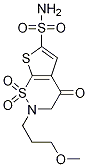2-(3-甲氧基丙基)-4-氧代-3,4-二氫-2H-噻吩并[3,2-e][1,2]噻嗪-6-磺酰胺1,1-二氧化物結(jié)構(gòu)式_154127-41-0結(jié)構(gòu)式