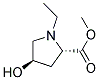 L-proline, 1-ethyl-4-hydroxy-, methyl ester, trans-(9ci)Structure,154342-67-3Structure L-proline, 1-ethyl-4-hydroxy-, methyl ester, trans-(9ci) Structure,154342-67-3Structure