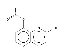 2-氧代-1,2-二氫喹啉-8-基 乙酸酯結構式_15450-72-3結構式
