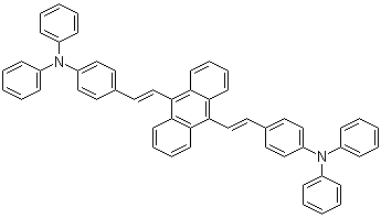 4,4-((1E,1e)-蒽-9,10-二基雙(乙烯-2,1-二基))雙(N,N-二苯基苯胺)結(jié)構(gòu)式_155139-11-0結(jié)構(gòu)式