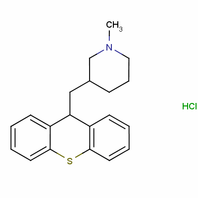 Metixene hydrochlorideStructure,1553-34-0Structure Metixene hydrochloride Structure,1553-34-0Structure