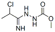 Hydrazinecarboxylic acid, 2-(2-chloro-1-iminopropyl)-, methyl esterStructure,155764-70-8Structure Hydrazinecarboxylic acid, 2-(2-chloro-1-iminopropyl)-, methyl ester Structure,155764-70-8Structure