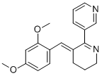 (1:2),(3E)-3-[(2,4-二甲氧基苯基)亞甲基]-3,4,5,6-四氫-2,3-聯(lián)吡啶鹽酸鹽結(jié)構(gòu)式_156223-05-1結(jié)構(gòu)式