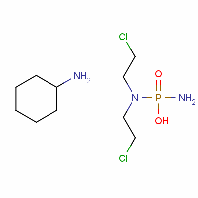 N,n-bis(2-chloroethyl)phosphorodiamidic acid cyclohexylammonium saltStructure,1566-15-0Structure N,n-bis(2-chloroethyl)phosphorodiamidic acid cyclohexylammonium salt Structure,1566-15-0Structure