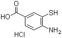 4-Amino-3-mercaptobenzoic acid HClStructure,1571-66-0Structure 4-Amino-3-mercaptobenzoic acid HCl Structure,1571-66-0Structure