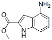 1H-indole-2-carboxylicacid,4-amino-,methylester(9ci)Structure,157649-54-2Structure 1H-indole-2-carboxylicacid,4-amino-,methylester(9ci) Structure,157649-54-2Structure