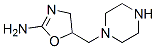 2-Oxazolamine,4,5-dihydro-5-(1-piperazinylmethyl)-(9ci)Structure,157887-00-8Structure 2-Oxazolamine,4,5-dihydro-5-(1-piperazinylmethyl)-(9ci) Structure,157887-00-8Structure