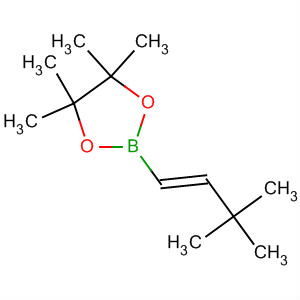 (E)-2-(3,3-二甲基-1-丁烯基)-4,4,5,5-四甲基-1,3,2-二噁硼烷結(jié)構(gòu)式_157945-83-0結(jié)構(gòu)式