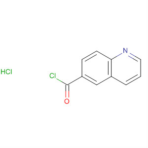 6-Quinolinecarbonyl chloride hydrochlorideStructure,158000-98-7Structure 6-Quinolinecarbonyl chloride hydrochloride Structure,158000-98-7Structure