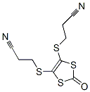 4,5-Bis(2-cyanoethylthio)-1,3-dithiol-2-oneStructure,158871-28-4Structure 4,5-Bis(2-cyanoethylthio)-1,3-dithiol-2-one Structure,158871-28-4Structure
