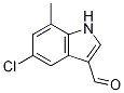 5-Chloro-7-methyl-indole-3-carboxaldehydeStructure,15936-83-1Structure 5-Chloro-7-methyl-indole-3-carboxaldehyde Structure,15936-83-1Structure