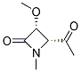 2-Azetidinone, 4-acetyl-3-methoxy-1-methyl-, cis-(9ci)Structure,159597-50-9Structure 2-Azetidinone, 4-acetyl-3-methoxy-1-methyl-, cis-(9ci) Structure,159597-50-9Structure