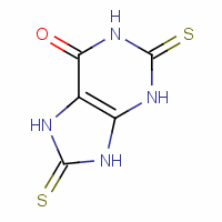 2,8-Dimercapto-6-hydroxypurineStructure,15986-32-0Structure 2,8-Dimercapto-6-hydroxypurine Structure,15986-32-0Structure