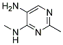 4,5-Pyrimidinediamine, n4,2-dimethyl-(9ci)Structure,15996-50-6Structure 4,5-Pyrimidinediamine, n4,2-dimethyl-(9ci) Structure,15996-50-6Structure