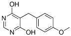 5-(4-Methoxybenzyl)-4,6-pyrimidinediol Structure,16015-98-8Structure