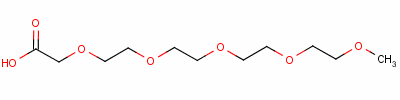 2,5,8,11,14-Pentaoxahexadecan-16-oic acidStructure,16024-66-1Structure 2,5,8,11,14-Pentaoxahexadecan-16-oic acid Structure,16024-66-1Structure