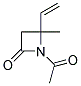 2-Azetidinone, 1-acetyl-4-ethenyl-4-methyl-(9ci)Structure,160291-17-8Structure 2-Azetidinone, 1-acetyl-4-ethenyl-4-methyl-(9ci) Structure,160291-17-8Structure