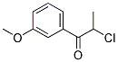 1-Propanone, 2-chloro-1-(3-methoxyphenyl)-(9ci)Structure,160388-15-8Structure 1-Propanone, 2-chloro-1-(3-methoxyphenyl)-(9ci) Structure,160388-15-8Structure
